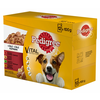 Vrečka hrane Pedigree v želatini 12x100 g
