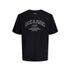 Jack & Jones Junior Majica JJEDENVER temno siva / črna / bela