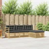 Set vanjskih sofa 4 kom. Bijela i antracit Poliester