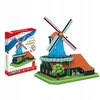 shumee Cubic FUN 3D sestavljanka Nizozemski mlin na veter cubicfun 71 kosov MC219H 8+
