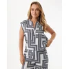 Mexx Ženska bluza MF006103661W, Bez rukava, Crno-bela