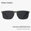 Helen Keller Unisex naočare za sunce, Sive
