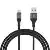DUDAO Opleten kabel L3ST USB-A – USB-C 5 A, 1,2 m – črn