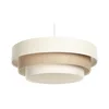 Luster na sajli TRINITI 1xE27/60W/230V, prečnik 40 cm, krem/bež