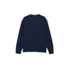 Pull&Bear Pulover temno modra