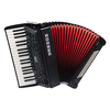 HOHNER harmonika BRAVO III 80 BASNA ČRNA SILENT KEY
