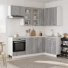 Kuhinjska jedinica LYON 8 pcs Siva Sonoma Konstruirano drvo