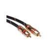 ROLINE GOLD Cinch Cable, simplex M - M, red 2.5 m