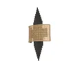 Opviq Zidna lampa E14 Socket, Crno-Zlatna