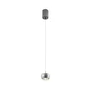 Redo 01-3549 - LED luster na sajli AVES LED/12W/230V prečnika 9,6 cm CRI 90 siva