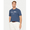 Tommy Hilfiger Majica Script Logo Tee MW0MW33691 Modra Regular Fit