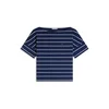TOMMY HILFIGER Majica CODY mornarska/bela