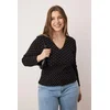 Trendyol Curve Ženska bluza Tbbaw26Af00052, Crna