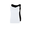 Trendyol Curve Black-White Basic Corded 2-Pack Square Collar Knitted Tank Top
