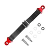 shumee Biketec tekstilni pas (trak) ZA vlečenje motorja ZA japonske motorje Z vijaki, 350MM X 2.5MM X 25MM črno/rdeč