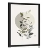 Plakat minimalistične rastline v boho stilu - 30x45 white