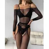Mara lingerie Ženski sexy komplet Starlight, Crni