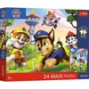 Trefl: Premium Plus Kids Tačke na patrulji - Vesel sprehod s kužki Maxi puzzle - 24 delni