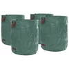 Vreće za otpad u vrtu 4 pcs Zelena 79 x 79 x 99,5 cm
