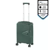 Kabinski kovček TraveLux Endure s trdo streho 55x40x20 cm, temno zelen