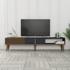 Hanah Home Milan Alt TV polica, Braon-TamnoSivi