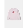 Calvin Klein Jeans Majica roza / krvavo rdeča / črna