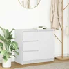 Komoda s ladicama bijela 71x35x84 cm konstruirano drvo