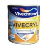 VIVECHROM Akrilna mat boja za fasade 0,75l, White Vivecryl Eco