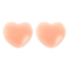SuperLove Heart Invisible Silicone Nipple Covers Nude