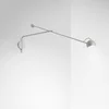 Artemide Ixa L LED-stenna svetilka z nastavljivim kotom, belo-siva - Dnevna soba/jedilnica - Dizajn - Kovina