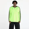 Dres adidas Jacquard Jersey Long Sleeve Tee Neon Green/ Black M
