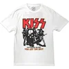 Kiss End Of The Road You Got The Best (Back Print) White XL Majica