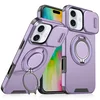 Torbica CamShield Ring stand za iPhone 16 6.1 ljubicasta