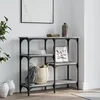 Konzolni stol boja hrasta sonome 80x29x75 cm konstruirano drvo