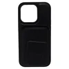 Maska za telefon LEATHER MAGSAFE WALLET za Iphone 14 Pro, Crna