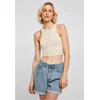 Womens Soft Grass Cropped Rib Top