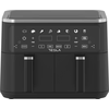 TESLA Air Fryer AF900BSD, 2400W, 4.5l+4.5l, Digital panel, Crna-inox