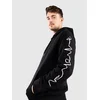 Poetic Collective Crayon Arm Zip moški pulover s kapuco black
