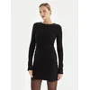 TWINSET Cocktail obleka 252TT3261 Črna Slim Fit