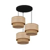 Brilagi - Luster na sajli MONTANA BOHO 3xE27/15W/230V braon/crna