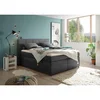MID.YOU POSTELJA BOXSPRING 180 cm x 200 cm , umazano rjava
