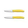 Nož za zelenjavo Victorinox 6.7608.2C1, set 2 nožev, ravno rezilo, 8 cm, rumen