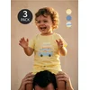 Sinsay - Pamučne majice sa printom vozila 3 pack - žuto