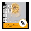 Aigostar - LED spoljna božićna girlanda 100x LED / 8 funkcija, 5,3 m, IP44, topla bela
