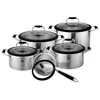 10-piece cookware set, stainless steel - Zokura