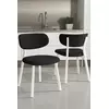 HANAH HOME Set stolica (2 dela) Toldy Anthracite White