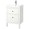 HEMNES / ORRSJÖN Postolje umiv. s fiokama/umivaonik