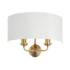 Endon 98937 - Zidna svetiljka HIGHCLERE 2xE14/40W/230V bela/mesing