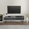 Hanah Home V Komoda Flay, 140x53,2x35 cm, Bela