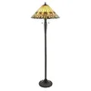 Endon 64192 - Podna lampa Tiffany JAMELIA 2xE27/60W/230V, prečnik 50 cm